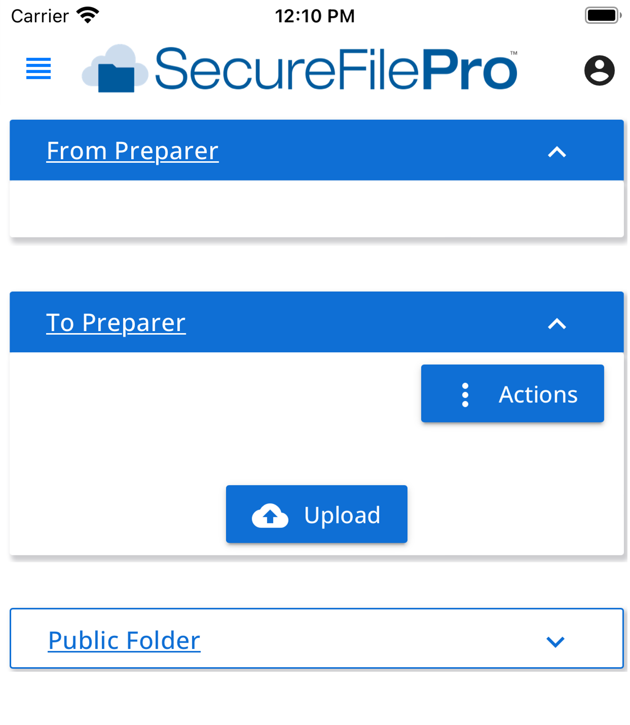 Secure Tax Portal Files